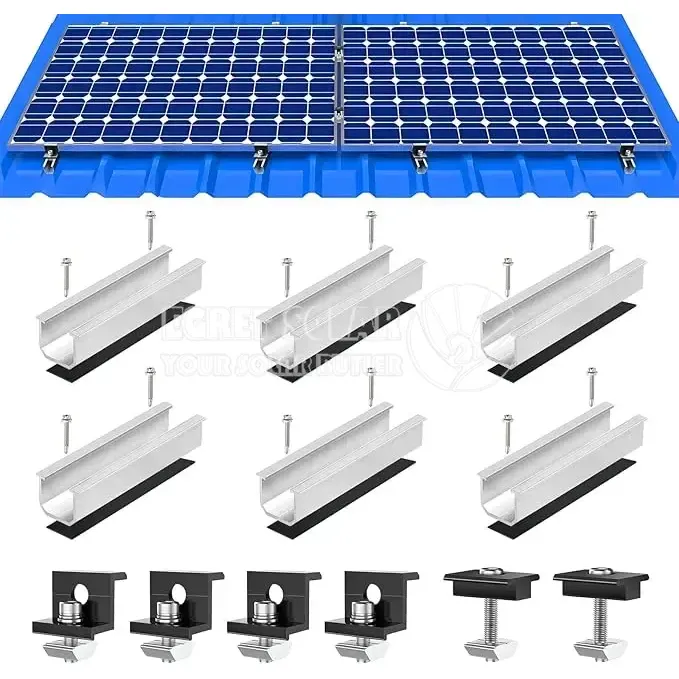 Трапецияның төбесіне арналған PV монтаж жинағы